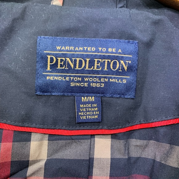 Pendleton Bridgeport Water Repellent Trench Rain Coat - Picture 3 of 7